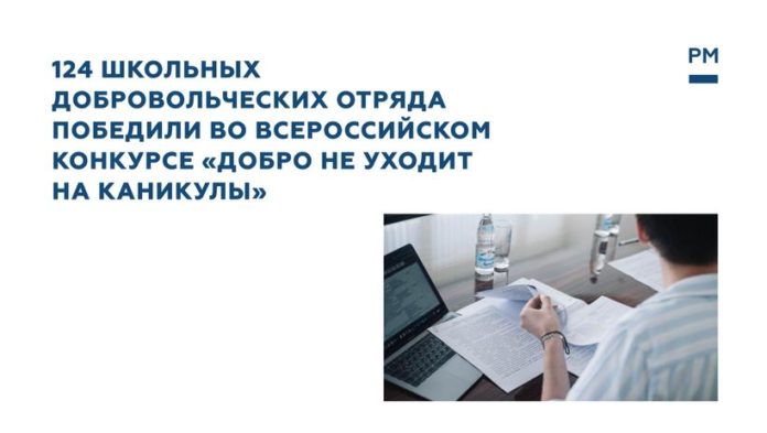Вниманию подольчан: 124 школьных добровольческих отряда стали победителями Всероссийского конкурса «Добро не уходит на...