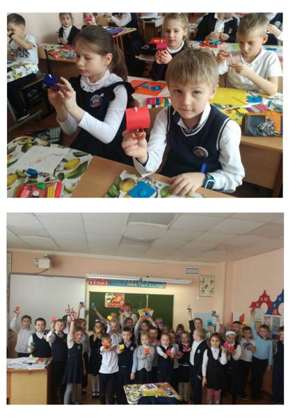 Ученики Львовской школы № 4 приняли участие в мастер-классе «Подарок лучшему другу — папе»