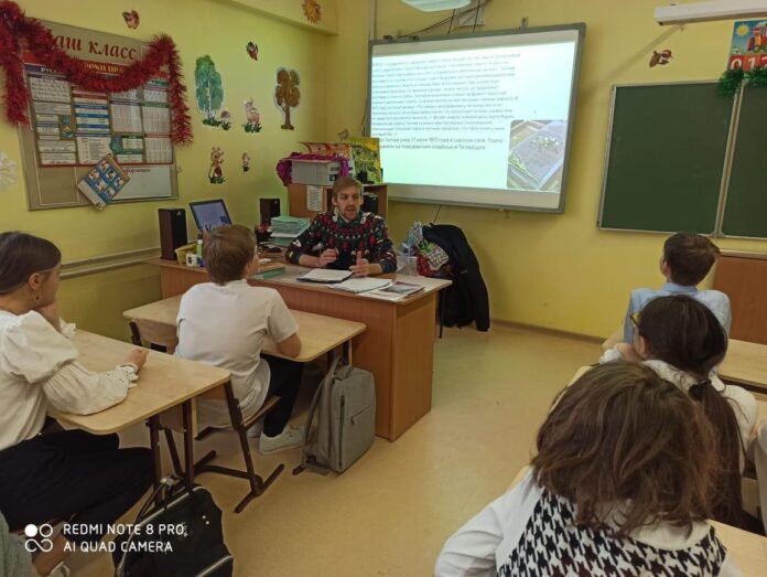 В Гимназии №7 прошла литературная беседа о жизни и творчестве Ф.И. Тютчева