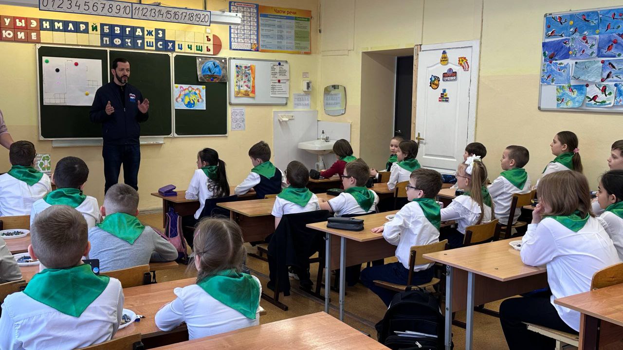 Урок экологии для подольских школьников: как заботиться о городе и его природе