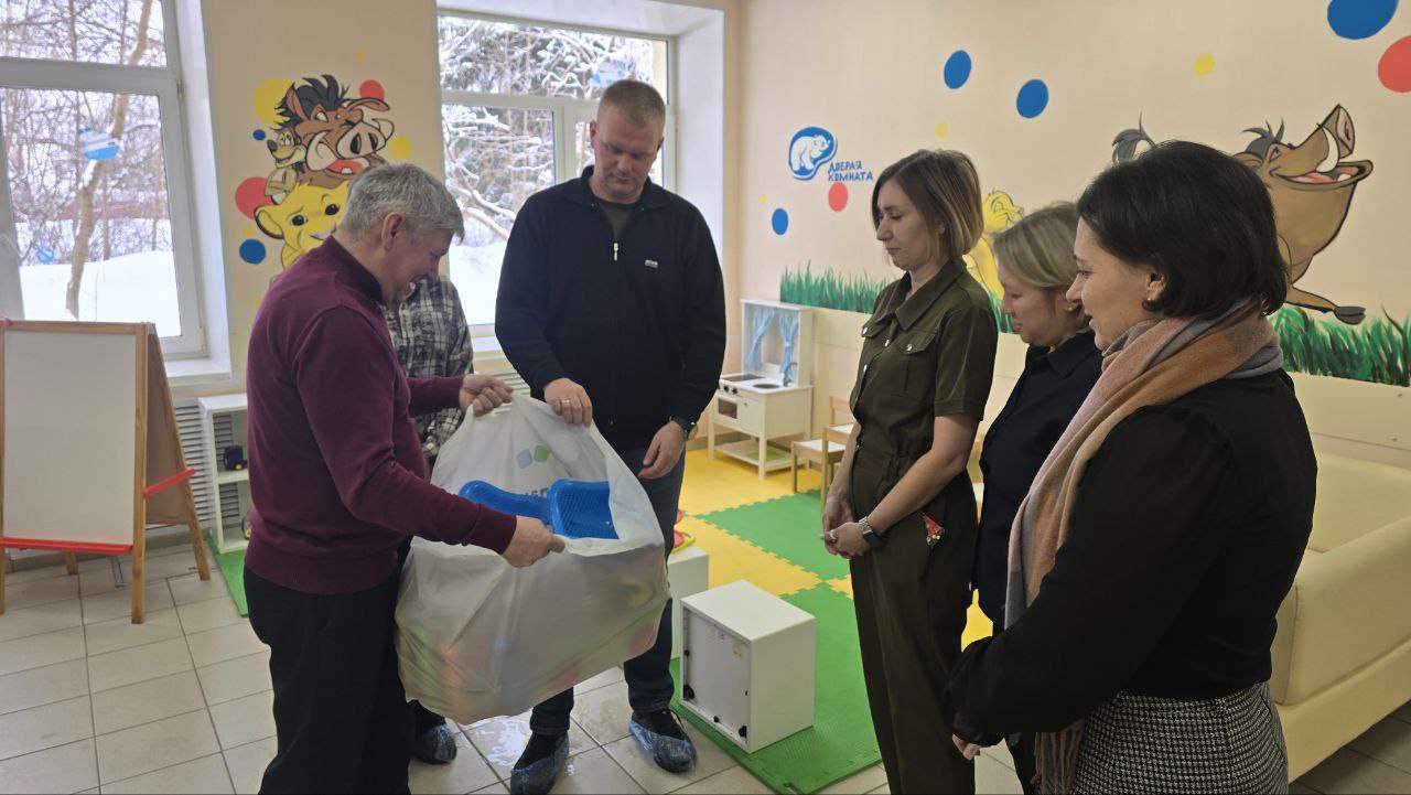 В детской поликлинике Федюково обновили игровую зону