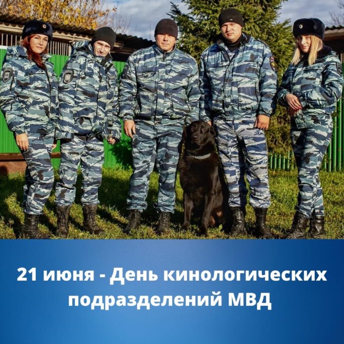 Подольские полицейские отмечают 112 лет с основания кинологической службы