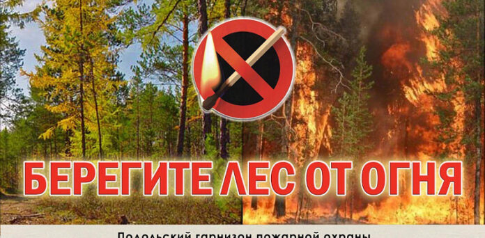 Соблюдайте правила пожарной безопасности в лесах!