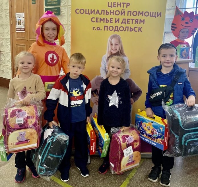 Благотворительная акция «Собери ребенка в школу» завершилась до начала учебного года в Подольске