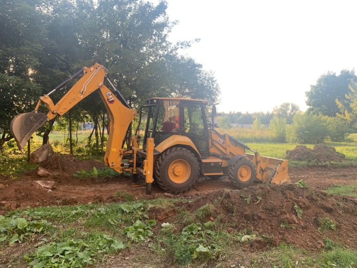 Строительство нового тротуара по ул.Первомайской стартовало