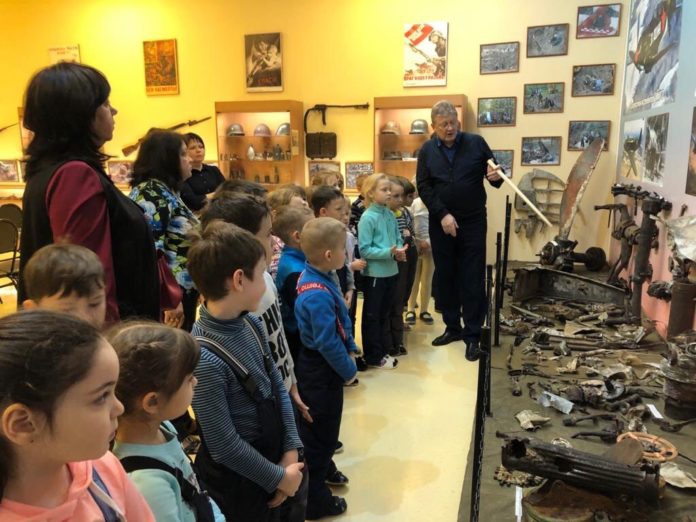 Воспитанники детского сада № 28 «Аистенок» посетили музей подольской школы № 34