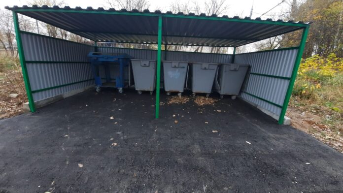 ООО «МСК-НТ» поставил новые контейнеры на две площадки в частном секторе Подольска