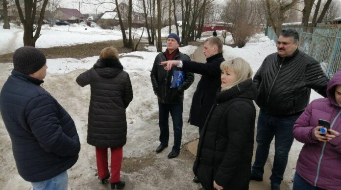 Выездная встреча с жителми по вопросам модерназиции уличного освещения прошла в Подольске