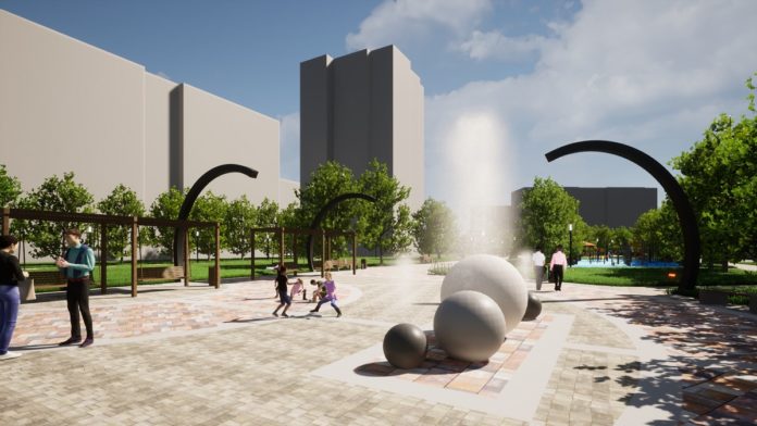 Продолжается строительство бульвара Юности