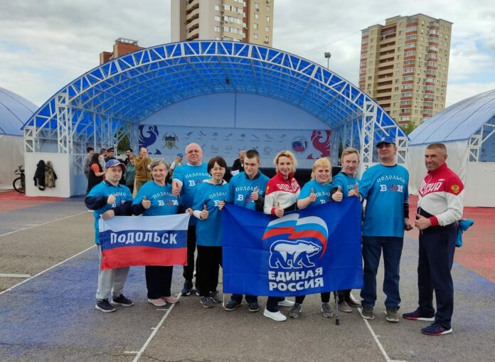 Команда членов Подольской городской организации Всероссийского общества инвалидов заняла 3 место по городошному спорту