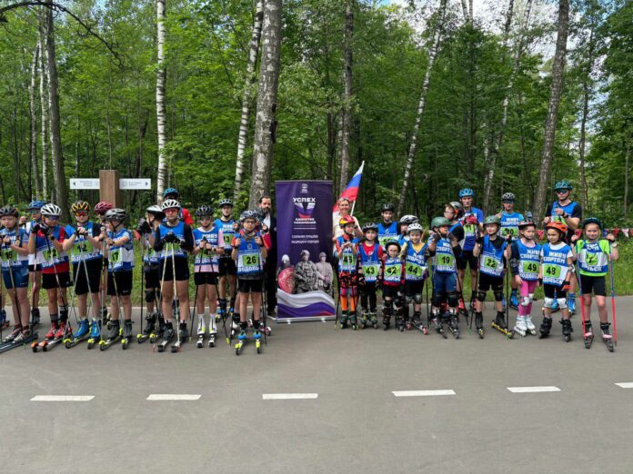 В Подольске состоялся лыжероллерный заезд, приуроченный ко Дню России