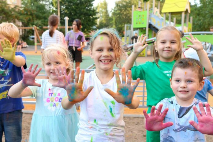 Детскую площадку откроют 20 августа на Ленинградской улице Подольска