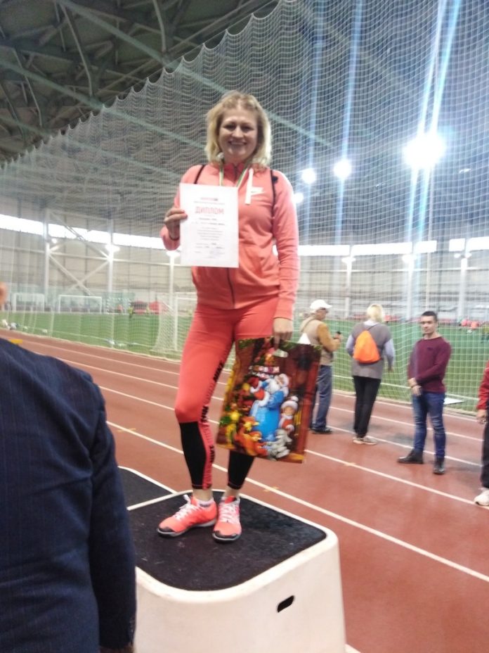 В матче сборных команд ветеранов легкой атлетики России подольчанка завоевала «золото»