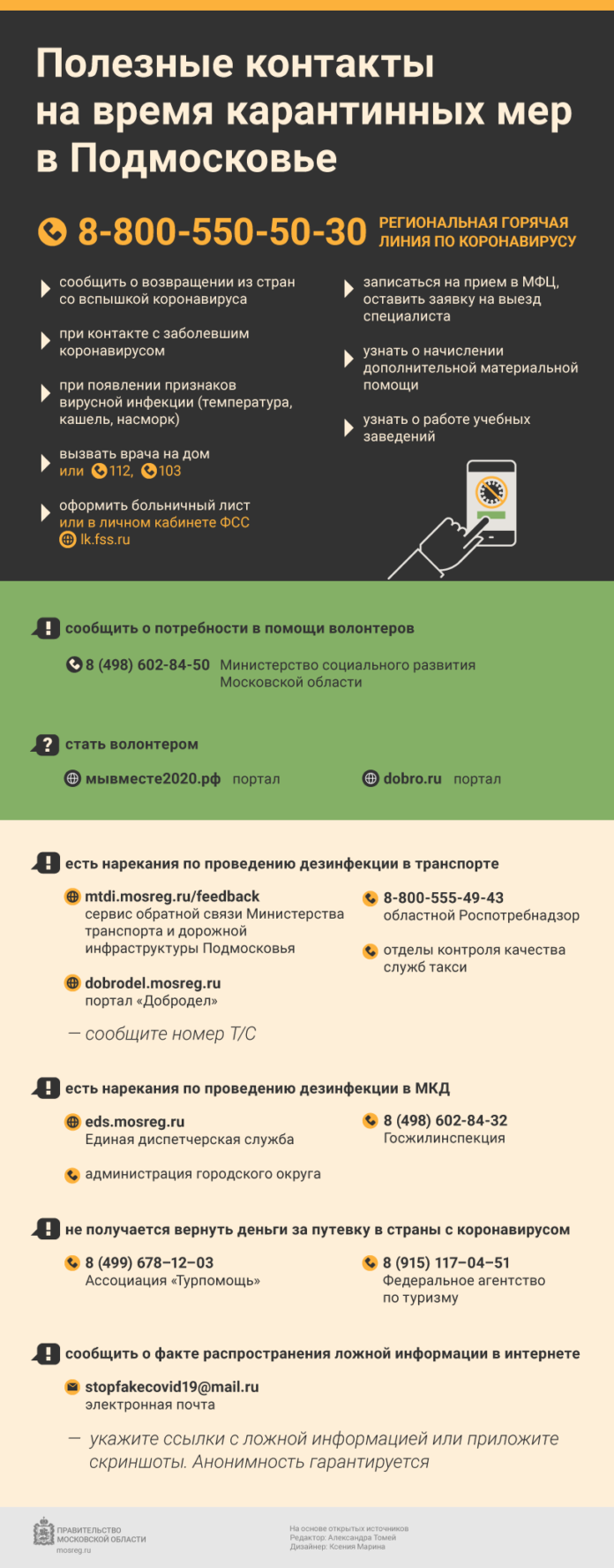 Куда обращаться с вопросами о карантинных мерах