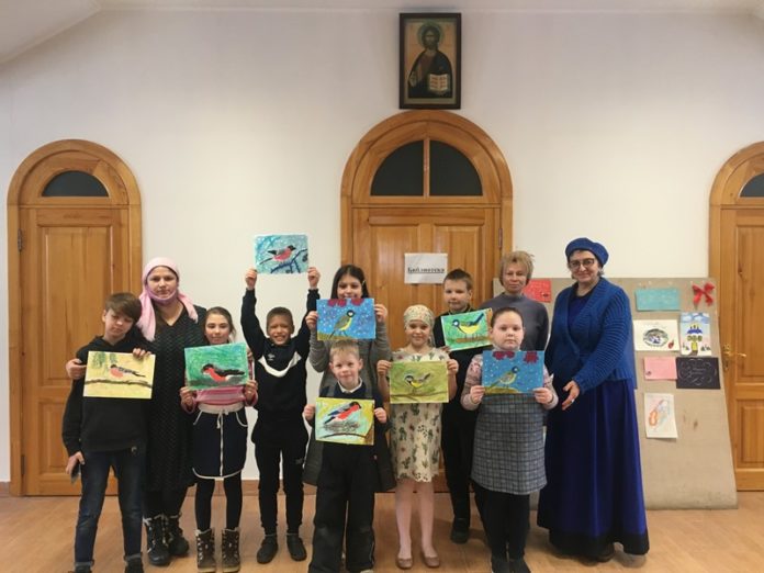 В воскресной школе храма священномученика Сергия Подольского прошел мастер-класс