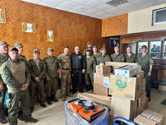 Секретарь подольского отделения партии «Единая Россия» Дмитрий Жариков навестил мобилизованных подольчан