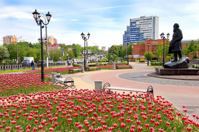 Более 300 тысяч луковиц тюльпанов высадят на клумбах Большого Подольска в следующем месяце