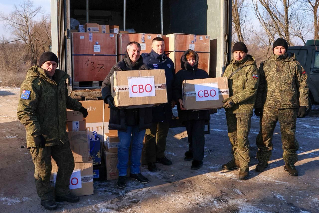 В рамках проекта «Подольск пЕРедовой» партийцы и духовенство оказали поддержку участникам СВО