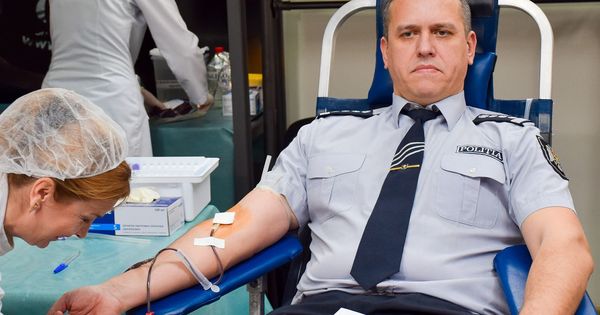 Акция «Полицейский – донор» прошла в Подольске