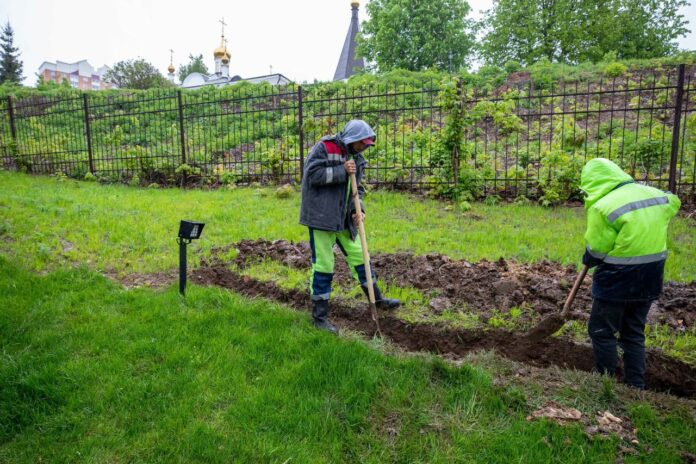 Реконструкция Подольского парка продолжается