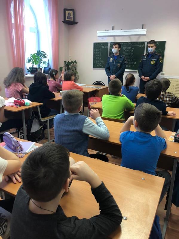 Открытый урок по пожарной безопасности провели для учащихся Воскресной школы