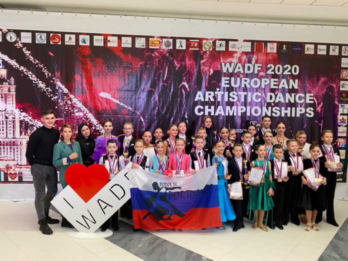 24 золотых медалей завоевали танцоры из Подольска на чемпионате Европы по артистическому танцу