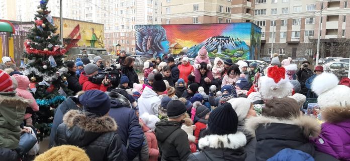 Новогоднее праздничное мероприятие прошло в Кузнечиках