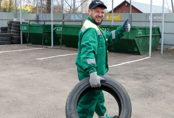 Экологическая акция «Сдай шины на Мегабак» проходит в Подольске