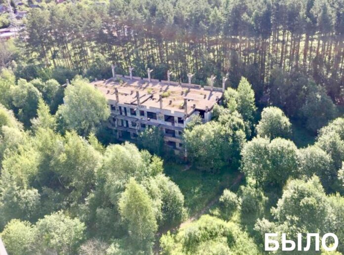 В Подольске снесли недостроенное трехэтажное здание