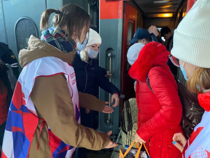 Подольские волонтеры РГУТИС приняли участие в помощи беженцам