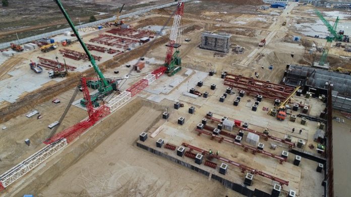 На первом мусоросжигательном заводе в Подмосковье начался монтаж котельного оборудования