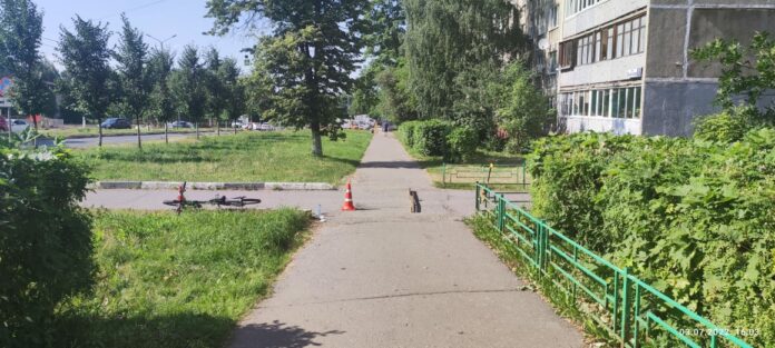 Водитель легкового автомобиля совершил наезд на несовершеннолетнего велосипедиста