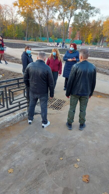 Завершилось благоустройство территории, прилегающей к школе №15 в Подольске