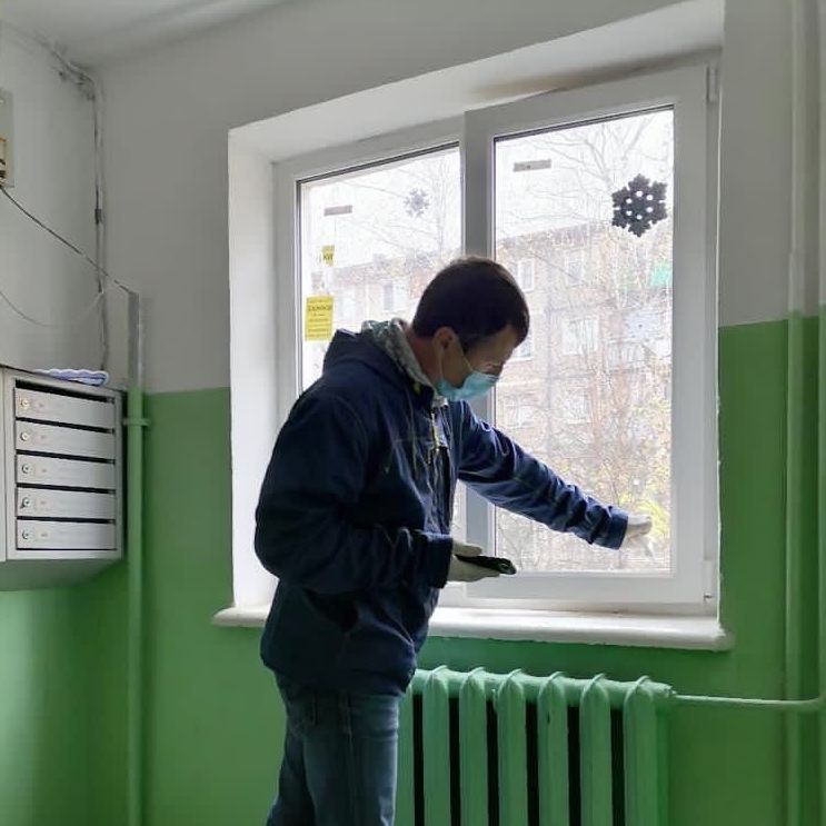 В Большом Подольске проверяют качество дезинфекции подъездов