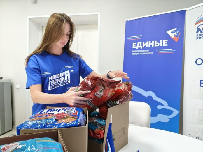 Молодогвардейцы оказывают помощь бездомным животным