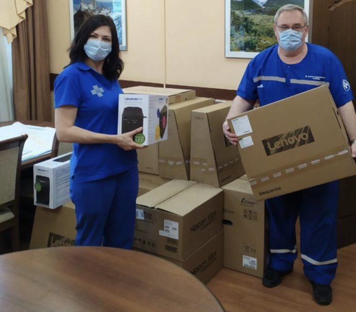 Два автоматизированных рабочих места были переданы Подольской подстанции скорой медицинской помощи