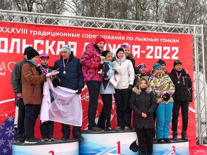 Команда ЦНИИТОЧМАШ завоевала золото на соревнованиях по лыжным гонкам в Дубровицах