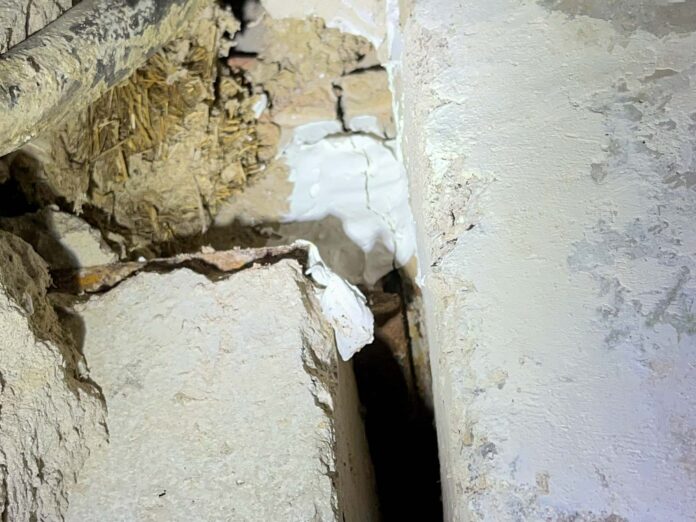 В лицее №5 обнаружен дефект несущих конструкций здания