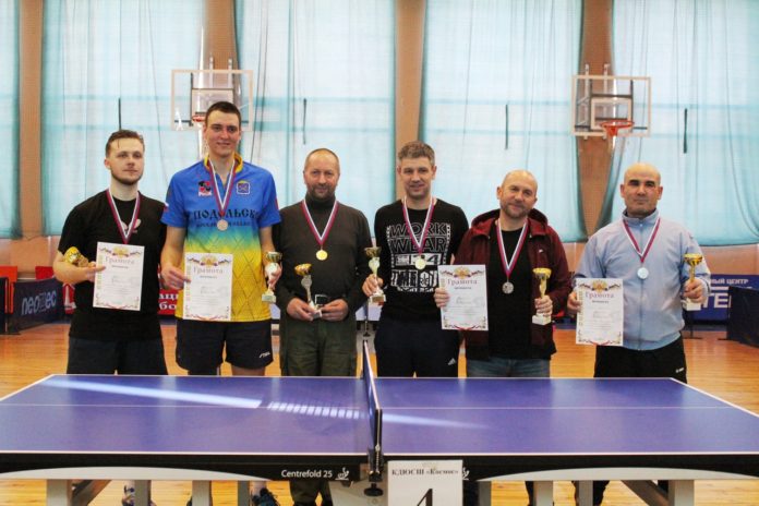 Подольчане завоевали почетные места на открытом первенстве по настольному теннису