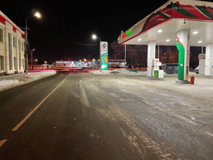 Демонтировали отбойное ограждение на улице Симферопольской в Климовске