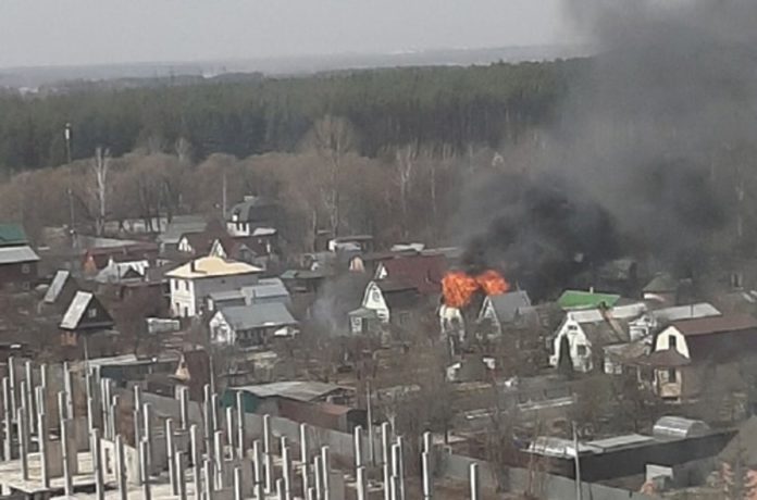 Ликвидирован пожар в подольском СНТ