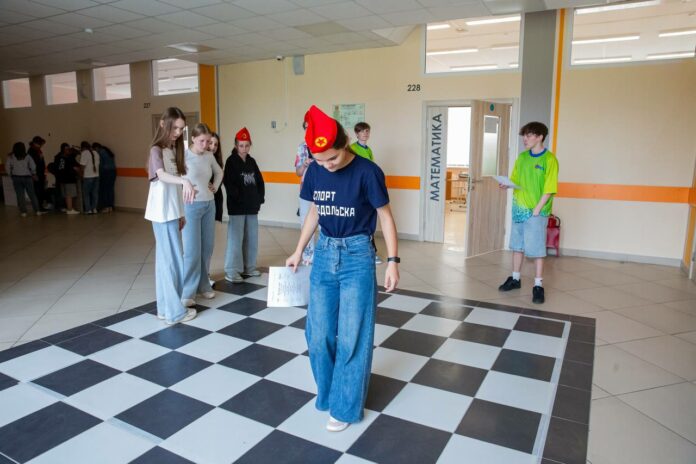 Воспитанники гимназии им. Подольских курсантов приняли участие в игре «Зарница»