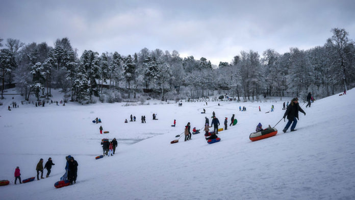 Жителей Московской области призвали не кататься с неподготовленных горок