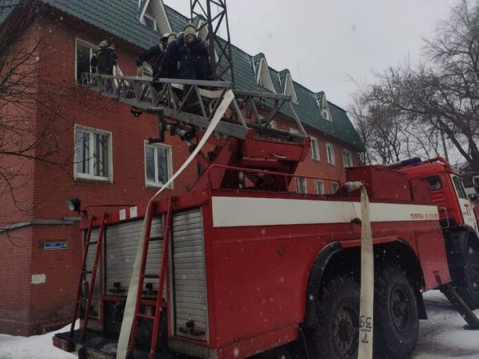 Состоялись пожарно-тактические учения в здании Росгвардии в Подольске