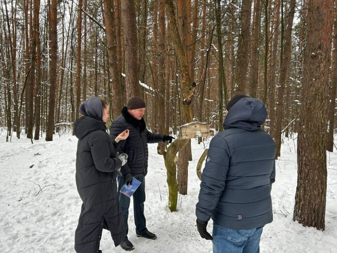 Депутат Совета депутатов Городского округа Подольск вышел на осмотр состояния лесополосы в мкр. Климовск