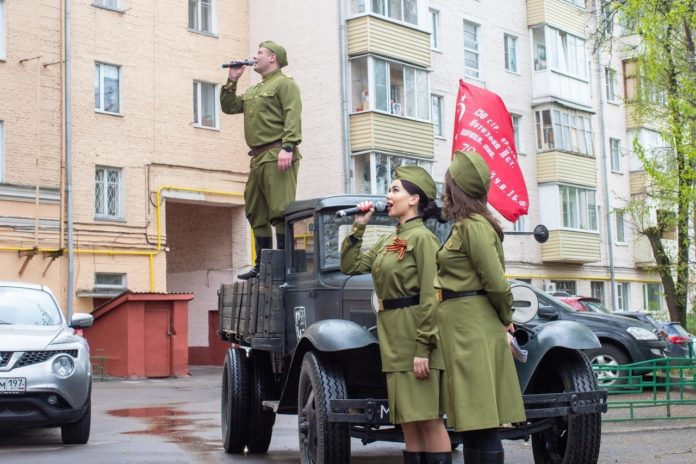 Акция «Поющие дома» прошла в Подольске