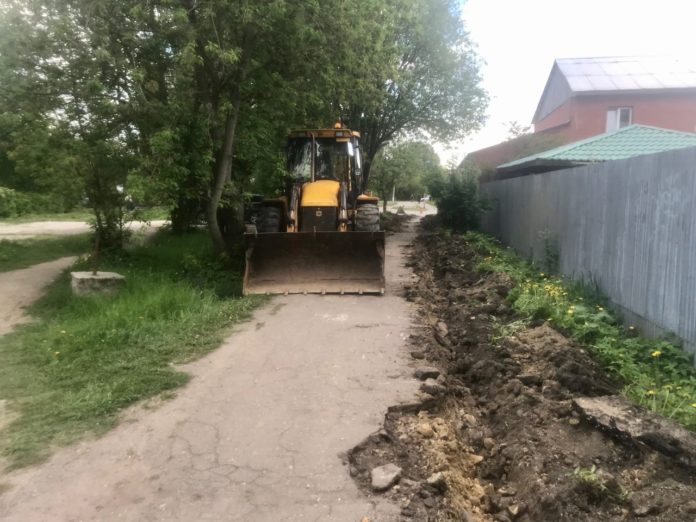 Дорожные работы в микрорайоне Климовск Городского округа Подольск продолжаются