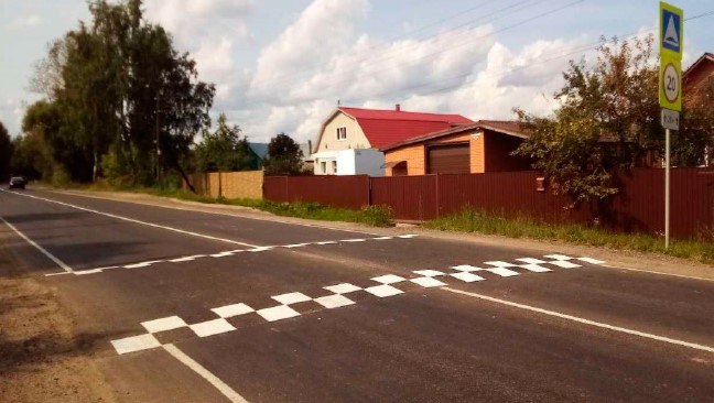 Более 20 километров линейной разметки обновят на подольских дорогах