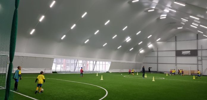 В Подольске появится каркасный футбольный манеж