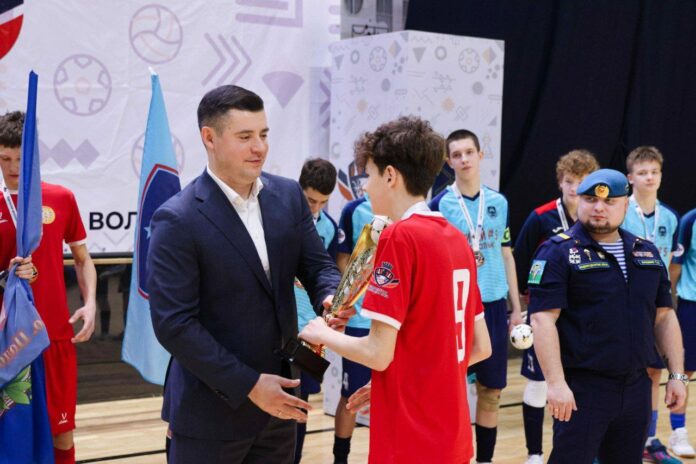 Команда по футзалу гимназии имени Подольских курсантов стала лучшей в школьной лиге!